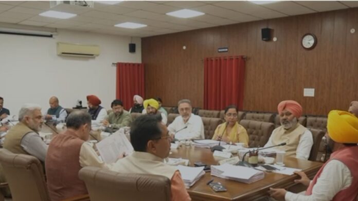 Many big decisions taken in Punjab Cabinet meeting Cabinet Meeting- ਪੰਜਾਬ ਕੈਬਨਿਟ ਮੀਟਿੰਗ 'ਚ ਵੱਡੇ ਫੈਸਲੇ, CM ਮਾਨ ਨੇ ਸਾਂਝੀ ਕੀਤੀ ਜਾਣਕਾਰੀ | ਪੰਜਾਬ ਖ਼ਬਰਾਂ