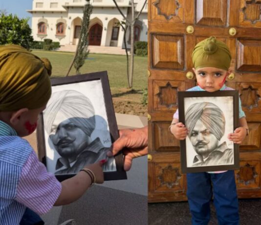 sidhu moosewala younger brother holi emotional post on social media hs | ਮਾਨਸਾ ਖ਼ਬਰਾਂ (Mansa News) sidhu moosewala younger brother holi emotional post on social media hs | ਮਾਨਸਾ ਖ਼ਬਰਾਂ (Mansa News)