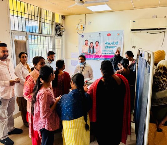 ਸਰਕਾਰੀ ਸਿਹਤ ਸੰਸਥਾਵਾਂ ਚ ਬਿਲਕੁਲ ਮੁਫ਼ਤ ਲੱਗੇਗੀ ਵੈਕਸੀਨ : ਸਿਵਲ ਸਰਜਨ ਡਾ. ਗੁਰਪ੍ਰੀਤ ਸਿੰਘ ਰਾਏ ਸਰਕਾਰੀ ਸਿਹਤ ਸੰਸਥਾਵਾਂ ਚ ਬਿਲਕੁਲ ਮੁਫ਼ਤ ਲੱਗੇਗੀ ਵੈਕਸੀਨ : ਸਿਵਲ ਸਰਜਨ ਡਾ. ਗੁਰਪ੍ਰੀਤ ਸਿੰਘ ਰਾਏ