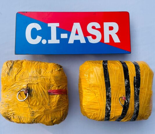 ਅੰਮ੍ਰਿਤਸਰ ਵਿੱਚ ਨਸ਼ਾ ਤਸਕਰੀ ਮਾਡਿਊਲ ਦੇ ਦੋ ਕਾਰਕੁੰਨ 5 ਕਿਲੋ ਹੈਰੋਇਨ ਸਮੇਤ ਗ੍ਰਿਫਤਾਰ ਅੰਮ੍ਰਿਤਸਰ ਵਿੱਚ ਨਸ਼ਾ ਤਸਕਰੀ ਮਾਡਿਊਲ ਦੇ ਦੋ ਕਾਰਕੁੰਨ 5 ਕਿਲੋ ਹੈਰੋਇਨ ਸਮੇਤ ਗ੍ਰਿਫਤਾਰ