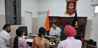 ਡਿਪਟੀ ਕਮਿਸ਼ਨਰ ਵਲੋਂ ਵਰਖਾ ਤੋਂ ਬਚਾਅ ਲਈ ਮੰਡੀਆਂ ਵਿੱਚ ਯੋਗ ਪ੍ਰਬੰਧ ਕਰਨ ਦੀ ਹਦਾਇਤ ਡਿਪਟੀ ਕਮਿਸ਼ਨਰ ਵਲੋਂ ਵਰਖਾ ਤੋਂ ਬਚਾਅ ਲਈ ਮੰਡੀਆਂ ਵਿੱਚ ਯੋਗ ਪ੍ਰਬੰਧ ਕਰਨ ਦੀ ਹਦਾਇਤ