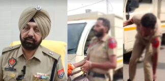 ਨਸ਼ੇ ਵਿੱਚ ਝੂਲਦਾ ਮਿਲਿਆ ਪੰਜਾਬ ਪੁਲਿਸ ਮੁਲਾਜ਼ਮ, Video ਹੋਈ ਵਾਇਰਲ | ਪੰਜਾਬ ਖ਼ਬਰਾਂ ਨਸ਼ੇ ਵਿੱਚ ਝੂਲਦਾ ਮਿਲਿਆ ਪੰਜਾਬ ਪੁਲਿਸ ਮੁਲਾਜ਼ਮ, Video ਹੋਈ ਵਾਇਰਲ | ਪੰਜਾਬ ਖ਼ਬਰਾਂ