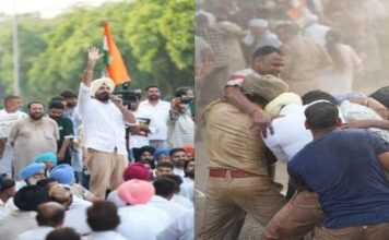 ਰਾਜਾ ਵੜਿੰਗ ਦੀ ਅਗਵਾਈ ’ਚ ਕਾਂਗਰਸ ਦਾ ਪ੍ਰਦਰਸ਼ਨ, ਗਵਰਨਰ ਹਾਊਸ ਵੱਲ ਵਧਦੇ ਆਗੂ ਰੋਕੇ | ਹਰੇਕ ਰਜਿਸਟ੍ਰੇਸ਼ਨ ‘ਤੇ ਸਤਿਕਾਰ ਸਖੀਆਂ ਨੂੰ 300 ਰੁਪਏ ਮਿਲਣਗੇ: CM ਮਾਨ