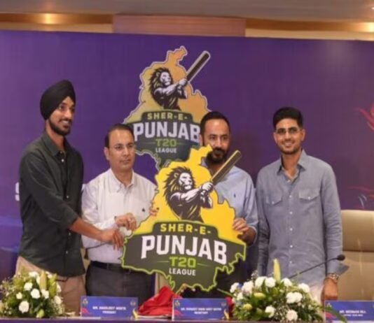 ਸ਼ੁਭਮਨ ਗਿੱਲ ਅਤੇ ਅਰਸ਼ਦੀਪ ਸਿੰਘ ਦੀ ਮੌਜੂਦਗੀ ਵਿੱਚ ਸ਼ੇਰ-ਏ-ਪੰਜਾਬ ਟੀ-20 ਲੀਗ ਦੀ ਸ਼ੁਰੂਆਤ | ਸ਼ੁਭਮਨ ਗਿੱਲ ਅਤੇ ਅਰਸ਼ਦੀਪ ਸਿੰਘ ਦੀ ਮੌਜੂਦਗੀ ਵਿੱਚ ਸ਼ੇਰ-ਏ-ਪੰਜਾਬ ਟੀ-20 ਲੀਗ ਦੀ ਸ਼ੁਰੂਆਤ | ਪੰਜਾਬ ਖ਼ਬਰਾਂ