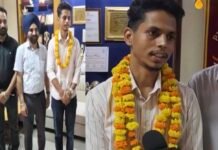 Kirandeep Singh topped the MA History program…|