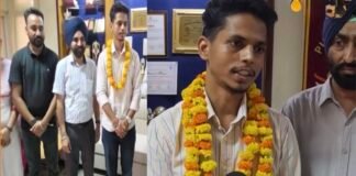 Kirandeep Singh topped the MA History program…|