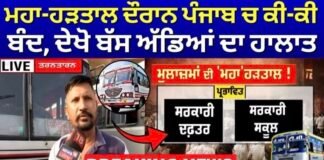 Punjab Maha Strike | ਮਹਾ-ਹੜਤਾਲ ਦੌਰਾਨ ਪੰਜਾਬ ਚ ਕੀ-ਕੀ ਬੰਦ, ਦੇਖੋ ਬੱਸ ਅੱਡਿਆਂ ਦਾ ਹਾਲਾਤ |