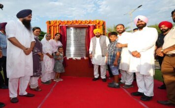 ਸ਼ਹੀਦ ਕਰਨਲ ਮਨਪ੍ਰੀਤ ਸਿੰਘ ਦੇ ਨਾਂ ‘ਤੇ ਸੜਕ ਤੇ ਪਾਰਕ ਸਮਰਪਿਤ, CM ਮਾਨ ਬੋਲੇ- ਸ਼ਹੀਦ ਸਾਡਾ ਮਾਣ ਅਤੇ ਸਰਮਾਇਆ | ਸਰਹੱਦ ਪਾਰੋਂ ਹਥਿਆਰ ਤਸਕਰੀ ਮੋਡਿਊਲ ਦਾ ਪਰਦਾਫਾਸ਼, 5 ਗ੍ਰਿਫ਼ਤਾਰ