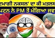 Captain Amarinder on PM Modi | ‘ਦਿਮਾਗੀ ਨਕਸਲ’ ਦਾ ਕੀ ਮਤਲਬ ? ਕੈਪਟਨ ਨੇ PM ਤੋਂ ਮੰਗਿਆ ਜਵਾਬ |