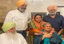 ਹਰਸਿਮਰਤ ਕੌਰ ਬਾਦਲ ਨੇ ਮਾਤਾ ਜੀ ਦੇ ਜਨਮ ਦਿਨ ‘ਤੇ ਸਾਂਝੀਆਂ ਕੀਤੀਆਂ ਤਸਵੀਰਾਂ, ਲਿਖਿਆ- ‘ਮਾਵਾਂ ਠੰਡੀਆਂ ਛਾਵਾਂ’ ਪੰਜਾਬ ਵਿਧਵਾ ਪੈਨਸ਼ਨ ਸਕੀਮ, 7 ਲੱਖ ਔਰਤਾਂ ਨੂੰ ਲਾਭ, 729 ਕਰੋੜ ਜਾਰੀ: ਡਾ. ਬਲਜੀਤ ਕੌਰ