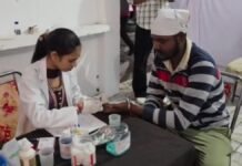 patiala punia jattan blood donation camp collects around 100 units despite heavy rain | ਮੰਦਰਾਂ ਨੂੰ ਨਿਸ਼ਾਨਾ ਬਣਾਉਣ ਵਾਲਾ ਚੋਰ ਗ੍ਰਿਫ਼ਤਾਰ!