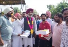 ਵਿੱਤ ਮੰਤਰੀ ਚੀਮਾ ਵੱਲੋਂ ਦਿੜ੍ਹਬਾ ਹਲਕੇ ਦੇ ਪਿੰਡਾਂ ਦੇ ਵਿਕਾਸ ਲਈ ਇੱਕ ਕਰੋੜ ਰੁਪਏ ਤੋਂ ਵੱਧ ਦੀ ਰਾਸ਼ੀ ਦੇ ਚੈੱਕ ਭੇਟ | Rana Gurjeet on Pargat Singh